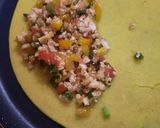 A picture of step 11 of Stuffed and crispy Turmeric Rice flour Pancake.