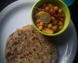 A picture of step 8 of Drumstick leaves paratha a healthy dish.