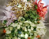 A picture of step 2 of Mix veg salad.