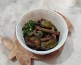 A picture of step 7 of Drumstick pumpkin sabzi.