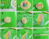 Foto langkah ke 9 dari resep Unicorn Rainbow Pastry Mooncake (Spiral Mooncake).