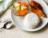 Foto langkah ke 5 dari resep Isi Piringku - Ayam Sambal dan Sop Sayur.