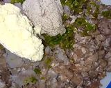 A picture of step 3 of Kofta Biryani.