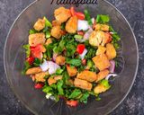 A picture of step 4 of Tofu salad (awara).