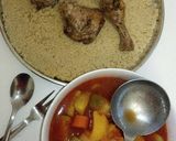 A picture of step 5 of Couscous with Chicken and Vegetables.