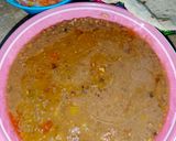 A picture of step 3 of Sabut Moong daal.