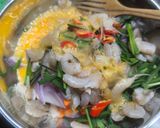 Gambar langkah 2 resipi Telur Dadar Udang Versi Korea.