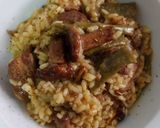 Foto del paso 10 de la receta: Arroz meloso con costillas, judías y surtido de setas