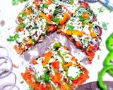 चावल का पिज़्ज़ा (chawal ka pizza recipe in Hindi) रेसिपी चरण 16 फोटो