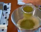 A picture of step 6 of No-Bake! Matcha Chocolate Cheesecake.