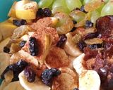 A picture of step 2 of Cream fruit chaat.