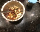 A picture of step 3 of Makhana Bhel.