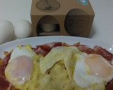Foto del paso 4 de la receta: Huevos rotos con patatas y jamón