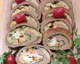 Fasírt rolád, sajtos, zöldséges töltelékkel recept fázis 5 fotója