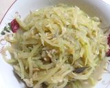 Foto langkah ke 4 dari resep Tumis Pepaya Muda.