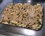 Une image de l'étape 6 de Gratin de courgettes parfum de cèpes au parmesan et chapelure aux épices.