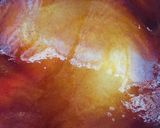 A picture of step 2 of Chocoflan.