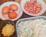 รูปขั้นตอนการทำที่ 1 ของ ข้าวผัดหมูใส่ไข่..🐷×🥚