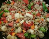 Foto del paso 9 de la receta: Alambre con carne molida de res