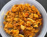 A picture of step 4 of Arroz Tapado de Pollo.