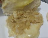 Foto del paso 6 de la receta: Arepa🥯rellena de pollo🍗 hawaiano🍍y queso🫓🧅🧀
