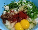 Foto langkah ke 2 dari resep Perkedel Okara (Ampas Kedelai).