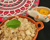 A picture of step 4 of Panjiri (Krishna Bhog).