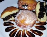 A picture of step 10 of Chocolate filled donut buns.