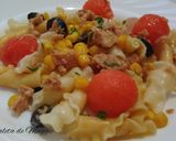 Foto del paso 4 de la receta: Ensalada de pasta con sandía