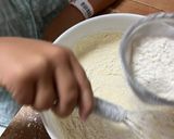 Foto del paso 3 de la receta: Tortitas americanas ¡auténticas! para desayuno cumple 5 Mateo 🎂🥞⚽️