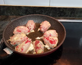 Foto del paso 1 de la receta: Pimientos rellenos de bacalao fáciles (congelados)