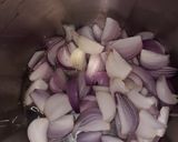 A picture of step 2 of Mushroom masala.