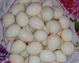 Hình bước làm 1 của món Trứng ngâm nước tương
