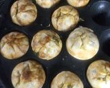 A picture of step 14 of Aloo (potato) matar (peas) less oil kachodis.