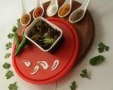 A picture of step 1 of Kareele Masala.