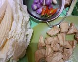Foto langkah ke 1 dari resep Sayur lodeh tahu & sawi putih.
