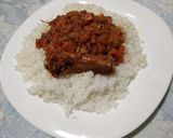 A picture of step 4 of Coconut rice #themechallenge#coastaldishes.