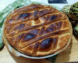 Foto del passaggio 10 della ricetta Torta sfoglia di carciofi e ricotta