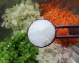 A picture of step 1 of Veg manchurian.
