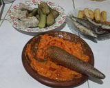 Foto langkah ke 5 dari resep Sambel Kemiri Kencur Terong dan Tempe.