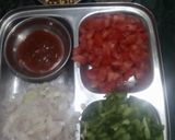 A picture of step 1 of સેન્ડવીચ પીઝા.