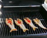 รูปขั้นตอนการทำที่ 10 ของ กุ้งมังกรแดงย่าง