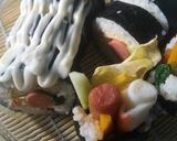 Foto langkah ke 7 dari resep Gimbab (nasi gulung nori) Kimbab.