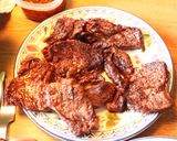 Foto del paso 11 de la receta: Asau a la parrilla, a la mía (campeón),con trixta y berengenas asadas en ensalada