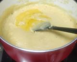 A picture of step 5 of Moong dal Halwa.