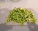 Une image de l'étape 2 de Bonbons de poivron vert et orange.