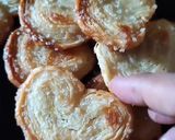 Foto langkah ke 5 dari resep Palmiers (heart pie) 2 bahan.