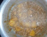 A picture of step 16 of Green Potato Biryani.