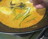 Foto langkah ke 4 dari resep Gulai Cumi Isi Tahu.