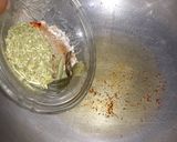 A picture of step 7 of Allu Karahi.